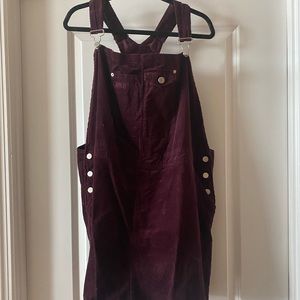 Corduroy Overall Dress